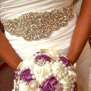 Beautiful bridal gown